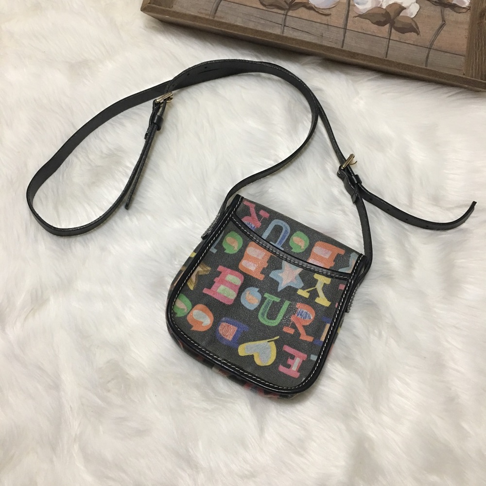 Vintage Dooney & Bourke Black Crayon CrossBody Bag - Picture 7 of 7